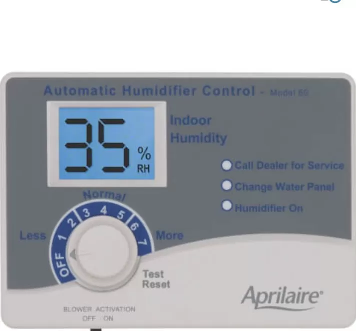 AprilAire 60 digital automatic humidistat with outdoor sensor